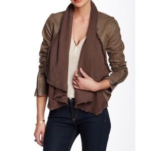 Free People drape front jacket